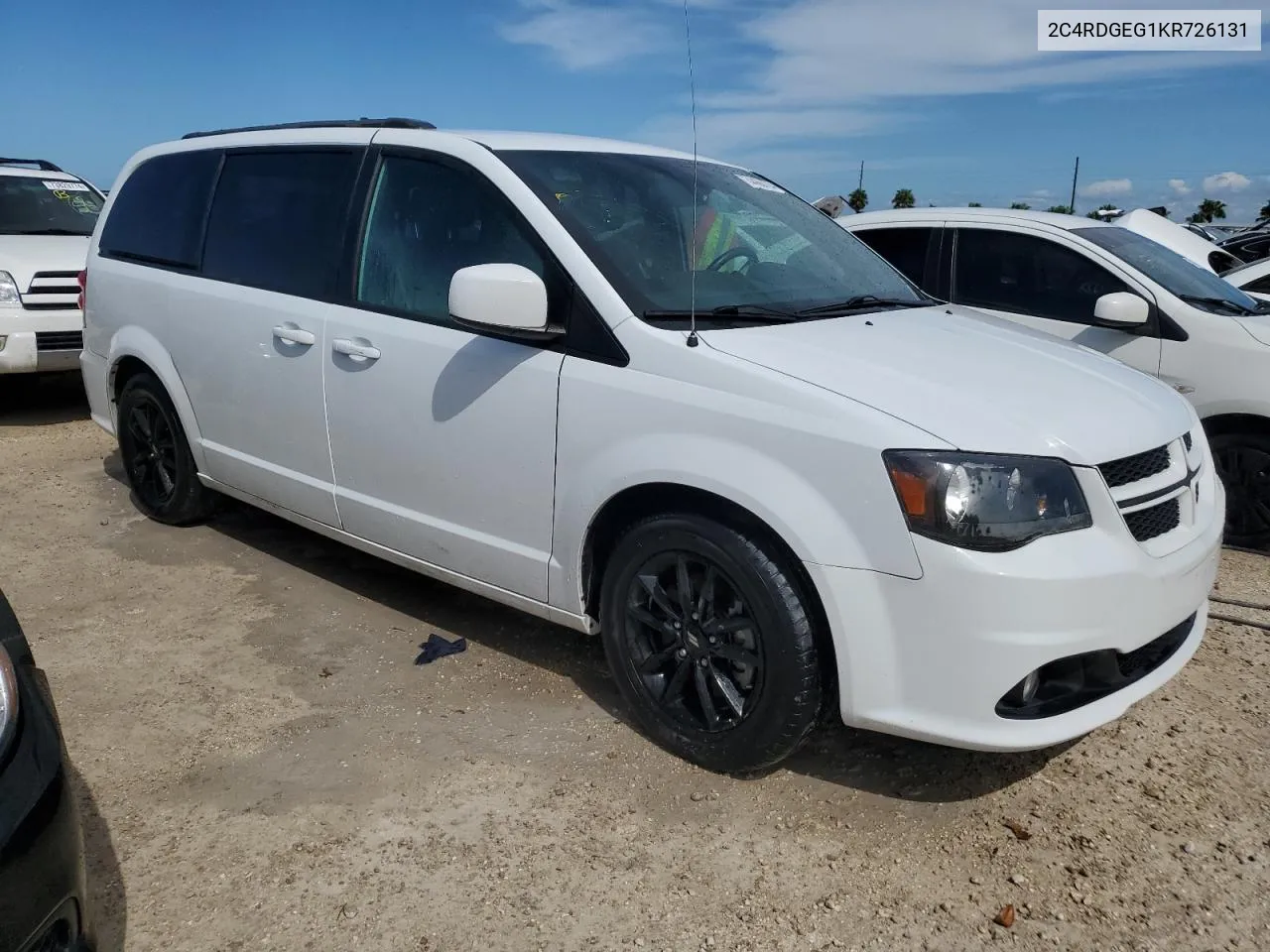 2019 Dodge Grand Caravan Gt VIN: 2C4RDGEG1KR726131 Lot: 80392624