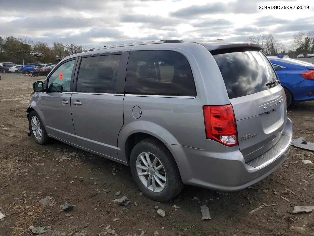 2019 Dodge Grand Caravan Sxt VIN: 2C4RDGCG6KR753019 Lot: 81092034