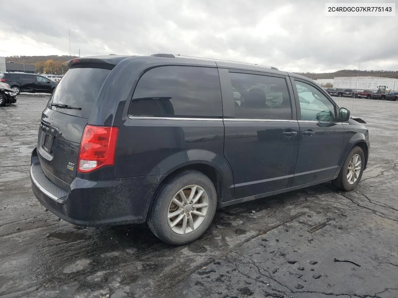 2019 Dodge Grand Caravan Sxt VIN: 2C4RDGCG7KR775143 Lot: 81329544