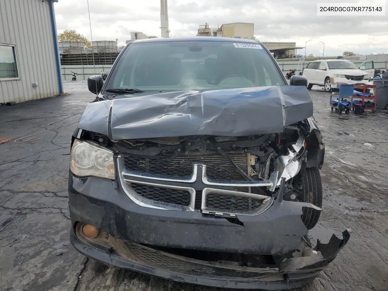 2019 Dodge Grand Caravan Sxt VIN: 2C4RDGCG7KR775143 Lot: 81329544