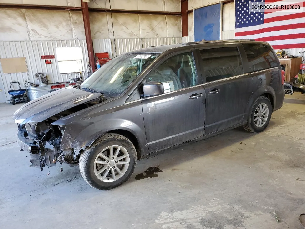 2020 Dodge Grand Caravan Sxt VIN: 2C4RDGCG8LR183803 Lot: 47042184