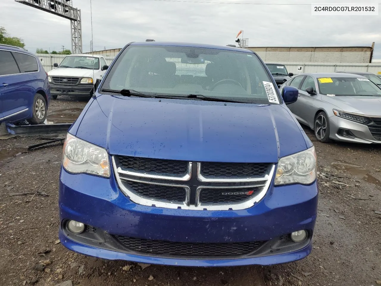 2020 Dodge Grand Caravan Sxt VIN: 2C4RDGCG7LR201532 Lot: 53703924