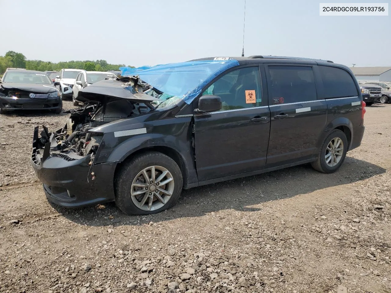 2020 Dodge Grand Caravan Sxt VIN: 2C4RDGCG9LR193756 Lot: 54996443