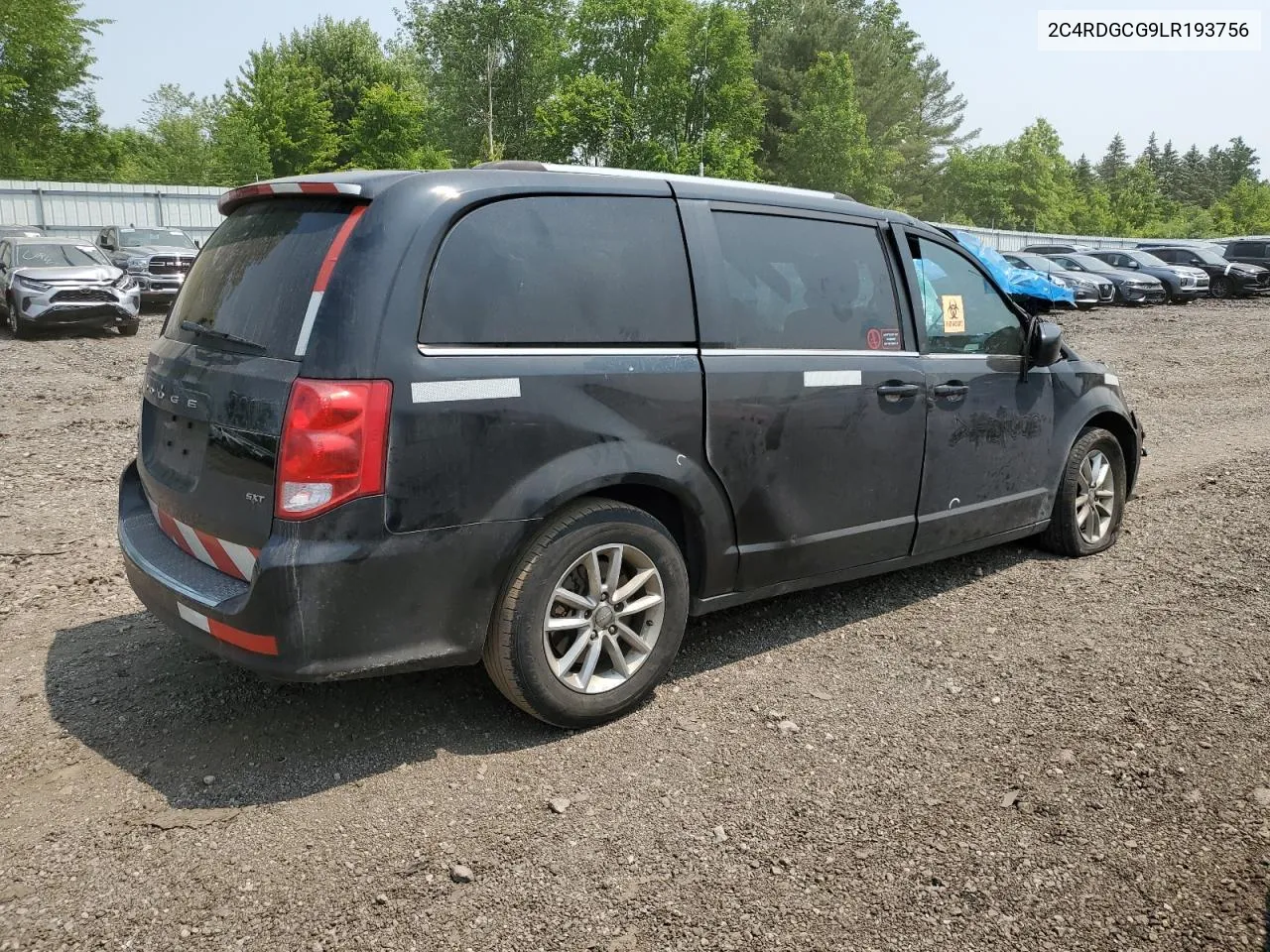 2C4RDGCG9LR193756 2020 Dodge Grand Caravan Sxt