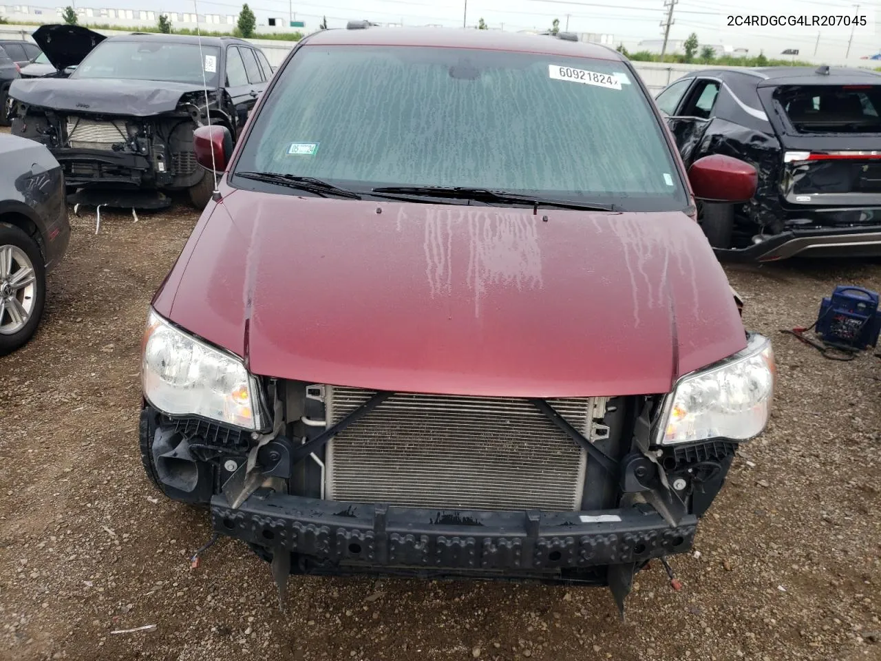 2020 Dodge Grand Caravan Sxt VIN: 2C4RDGCG4LR207045 Lot: 60921824