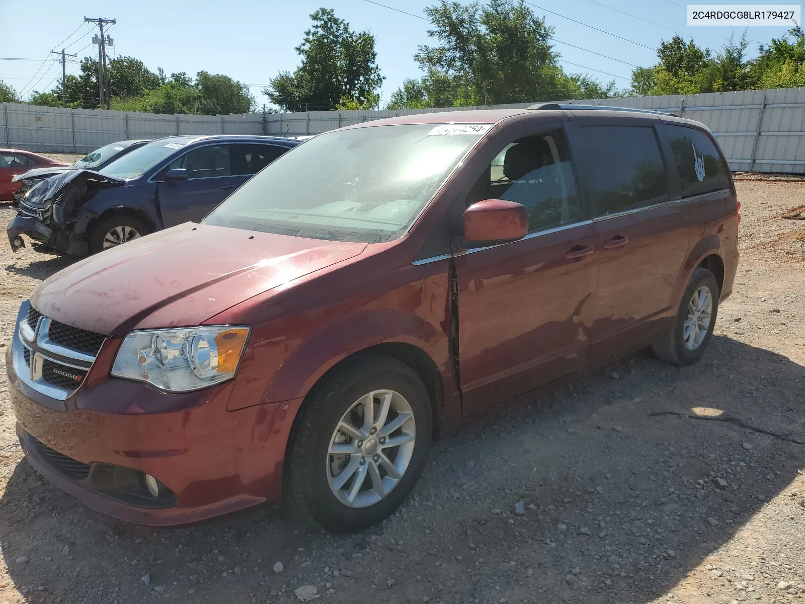 2C4RDGCG8LR179427 2020 Dodge Grand Caravan Sxt