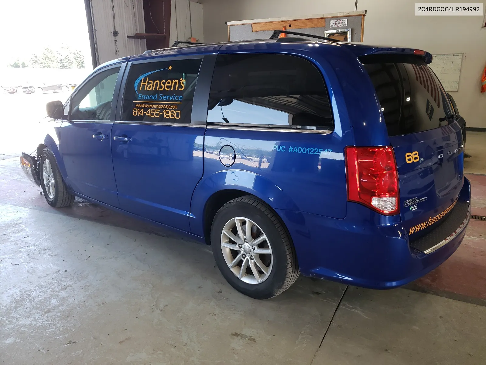 2C4RDGCG4LR194992 2020 Dodge Grand Caravan Sxt