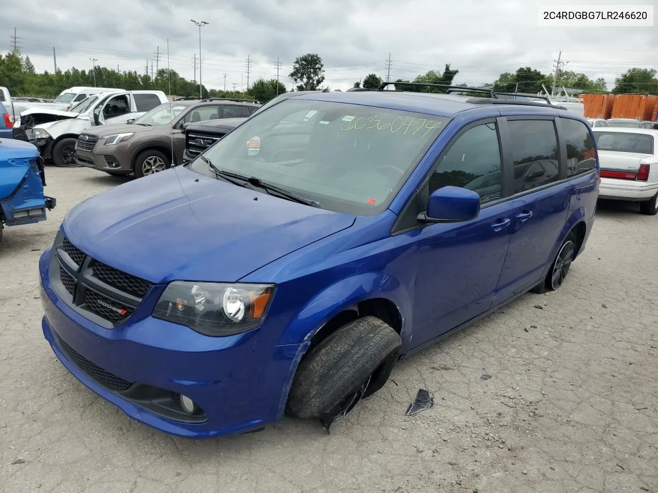 2020 Dodge Grand Caravan Se VIN: 2C4RDGBG7LR246620 Lot: 66360474