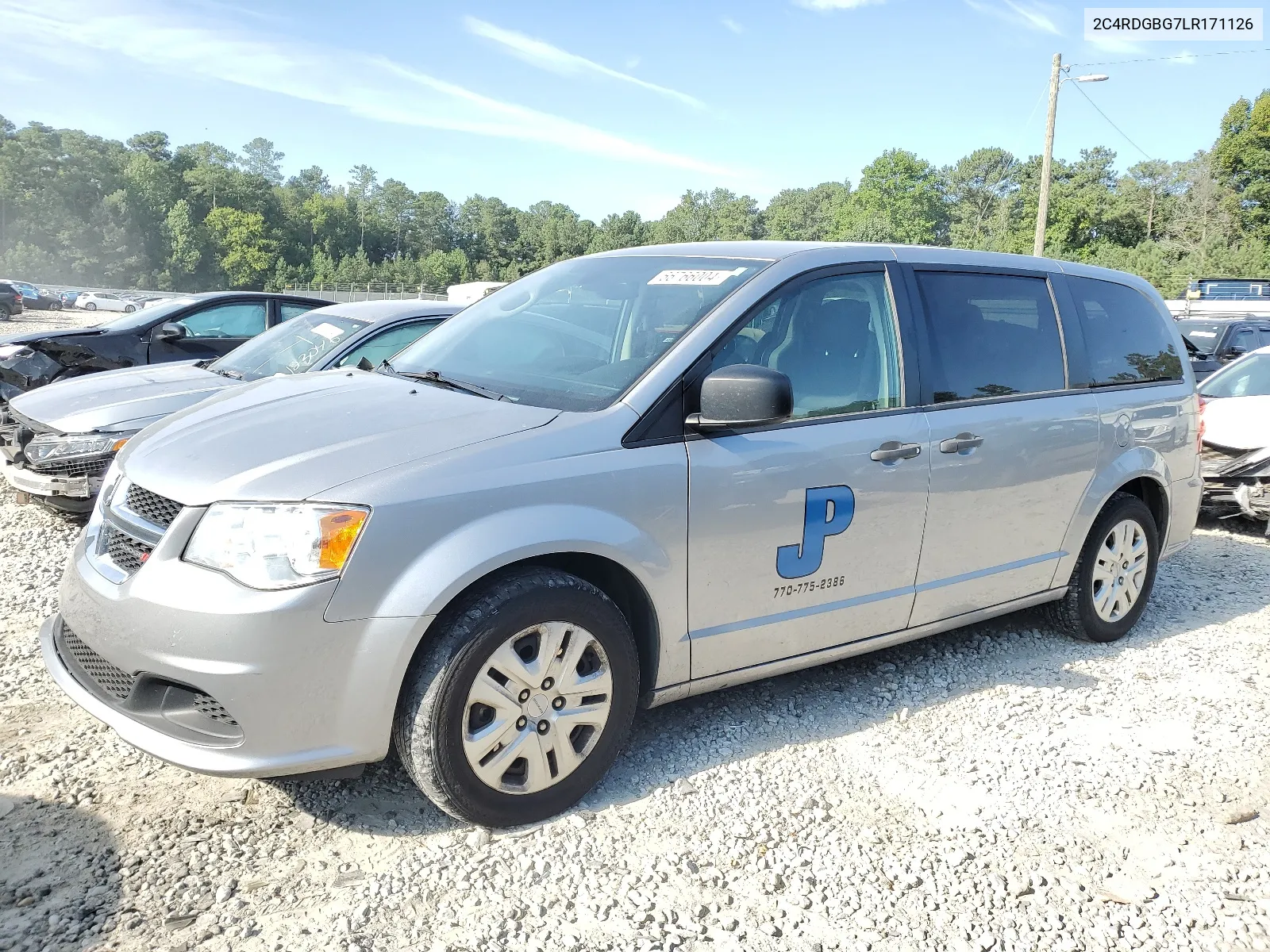 2020 Dodge Grand Caravan Se VIN: 2C4RDGBG7LR171126 Lot: 66766004