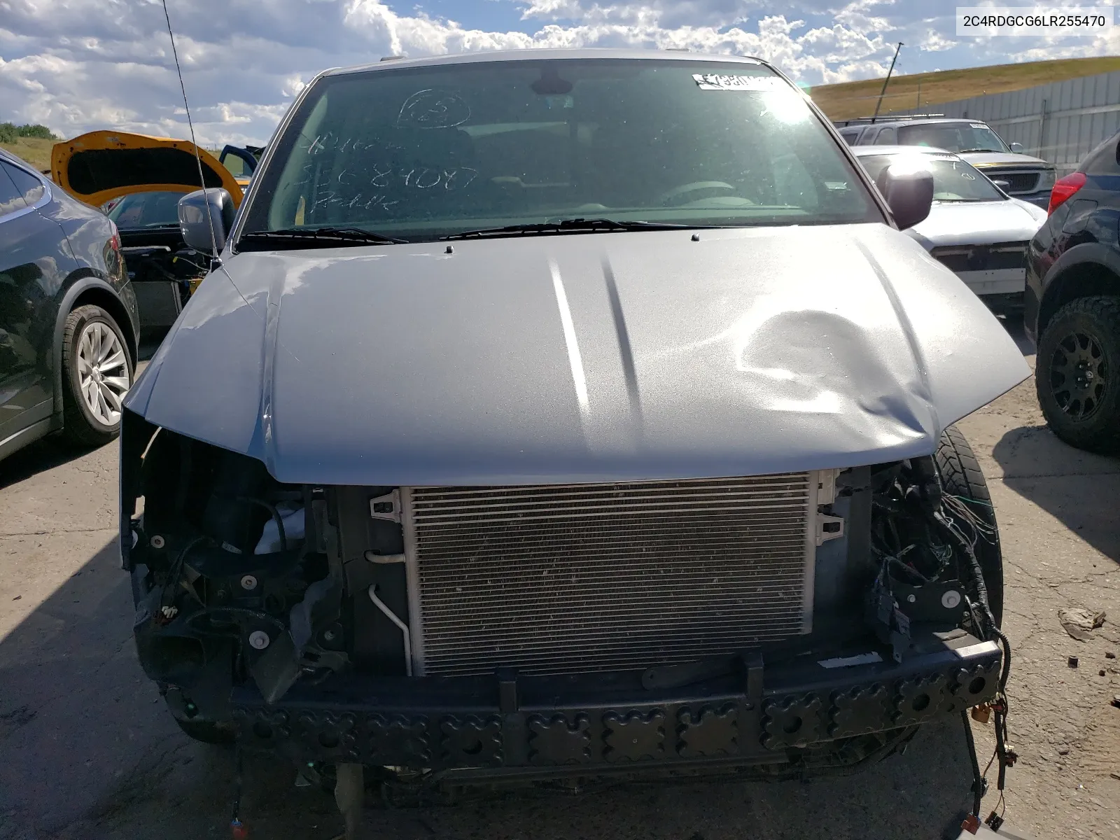 2020 Dodge Grand Caravan Sxt VIN: 2C4RDGCG6LR255470 Lot: 67950134