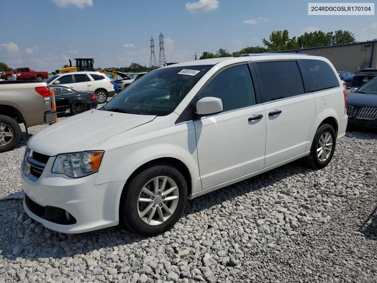 2020 Dodge Grand Caravan Sxt VIN: 2C4RDGCG5LR170104 Lot: 68361914