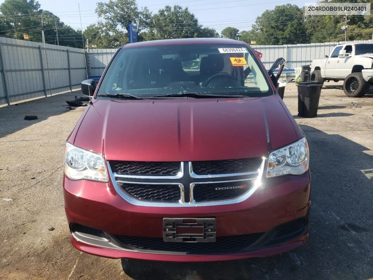 2C4RDGBG9LR240401 2020 Dodge Grand Caravan Se