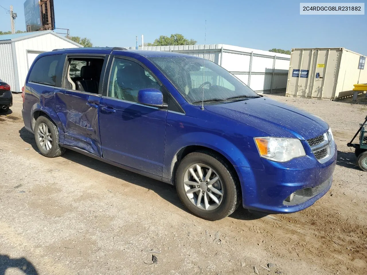 2020 Dodge Grand Caravan Sxt VIN: 2C4RDGCG8LR231882 Lot: 70079414