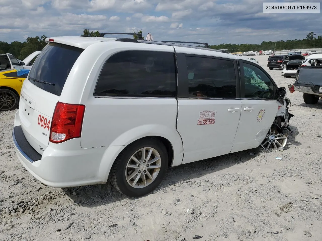 2020 Dodge Grand Caravan Sxt VIN: 2C4RDGCG7LR169973 Lot: 70217654