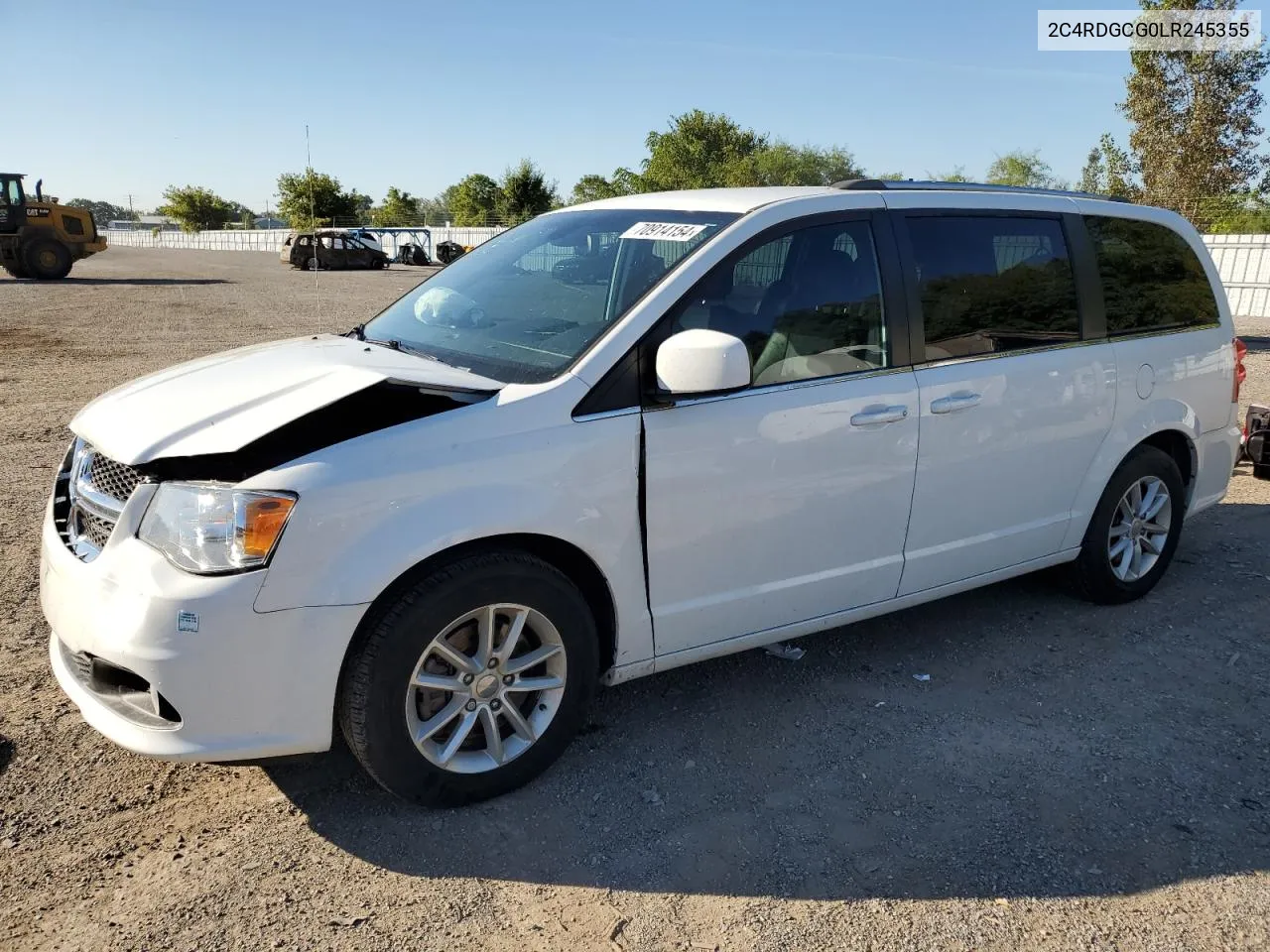 2020 Dodge Grand Caravan Sxt VIN: 2C4RDGCG0LR245355 Lot: 70914154