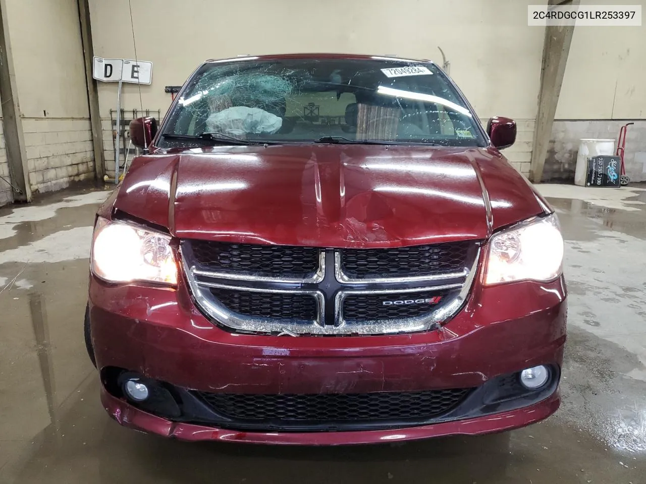 2020 Dodge Grand Caravan Sxt VIN: 2C4RDGCG1LR253397 Lot: 72049284