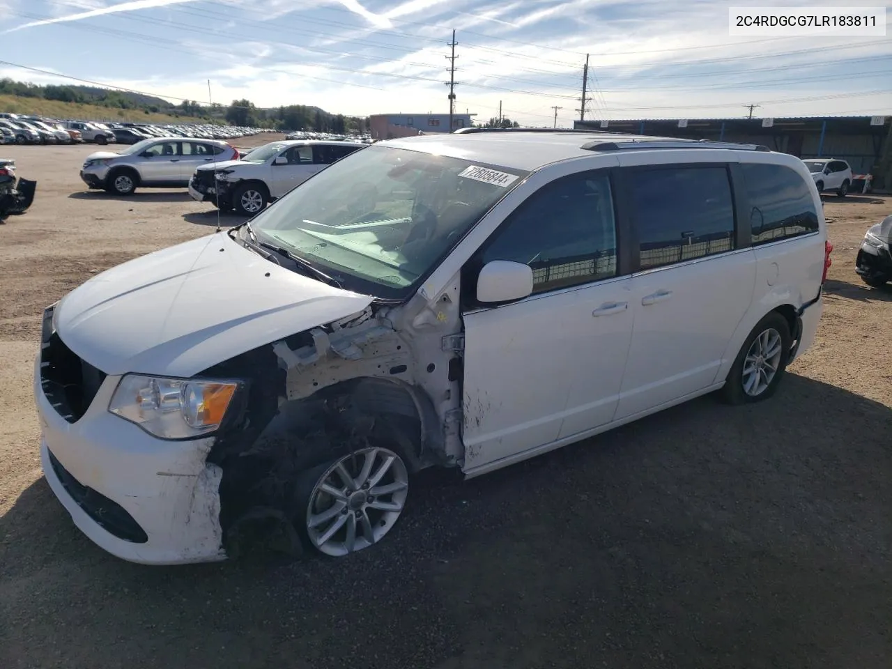 2C4RDGCG7LR183811 2020 Dodge Grand Caravan Sxt