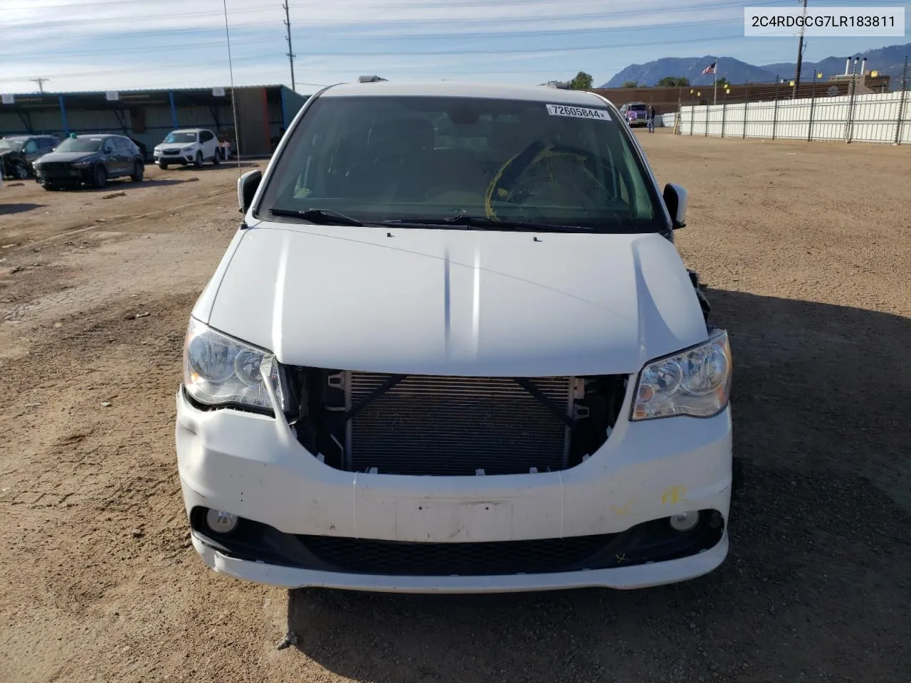 2C4RDGCG7LR183811 2020 Dodge Grand Caravan Sxt