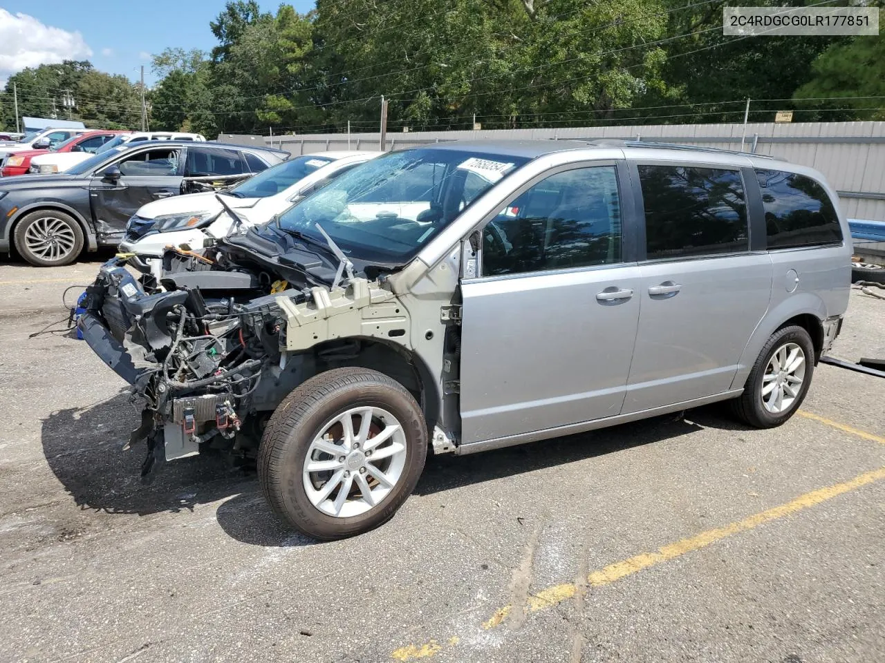 2020 Dodge Grand Caravan Sxt VIN: 2C4RDGCG0LR177851 Lot: 72650354