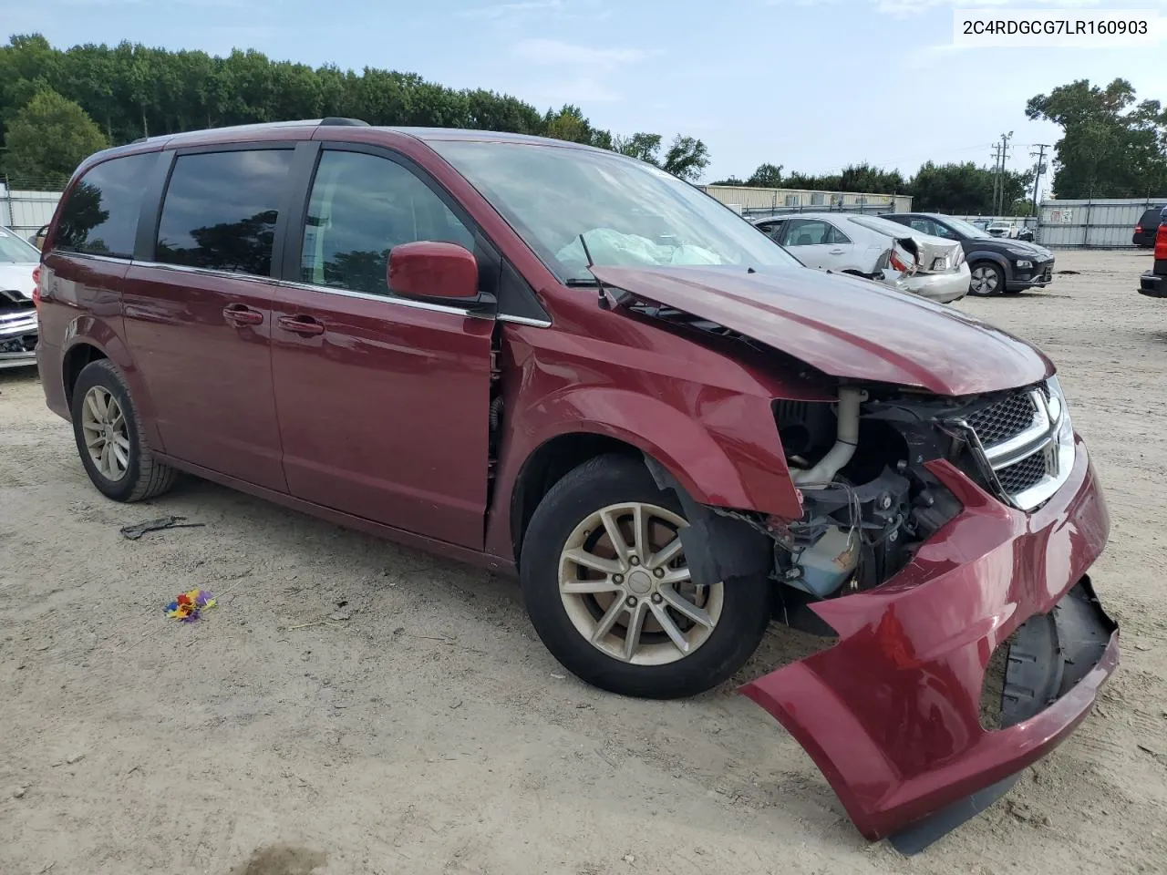 2C4RDGCG7LR160903 2020 Dodge Grand Caravan Sxt