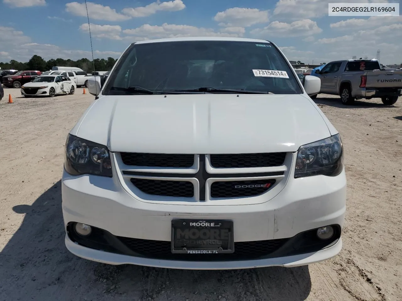 2020 Dodge Grand Caravan Gt VIN: 2C4RDGEG2LR169604 Lot: 73154514