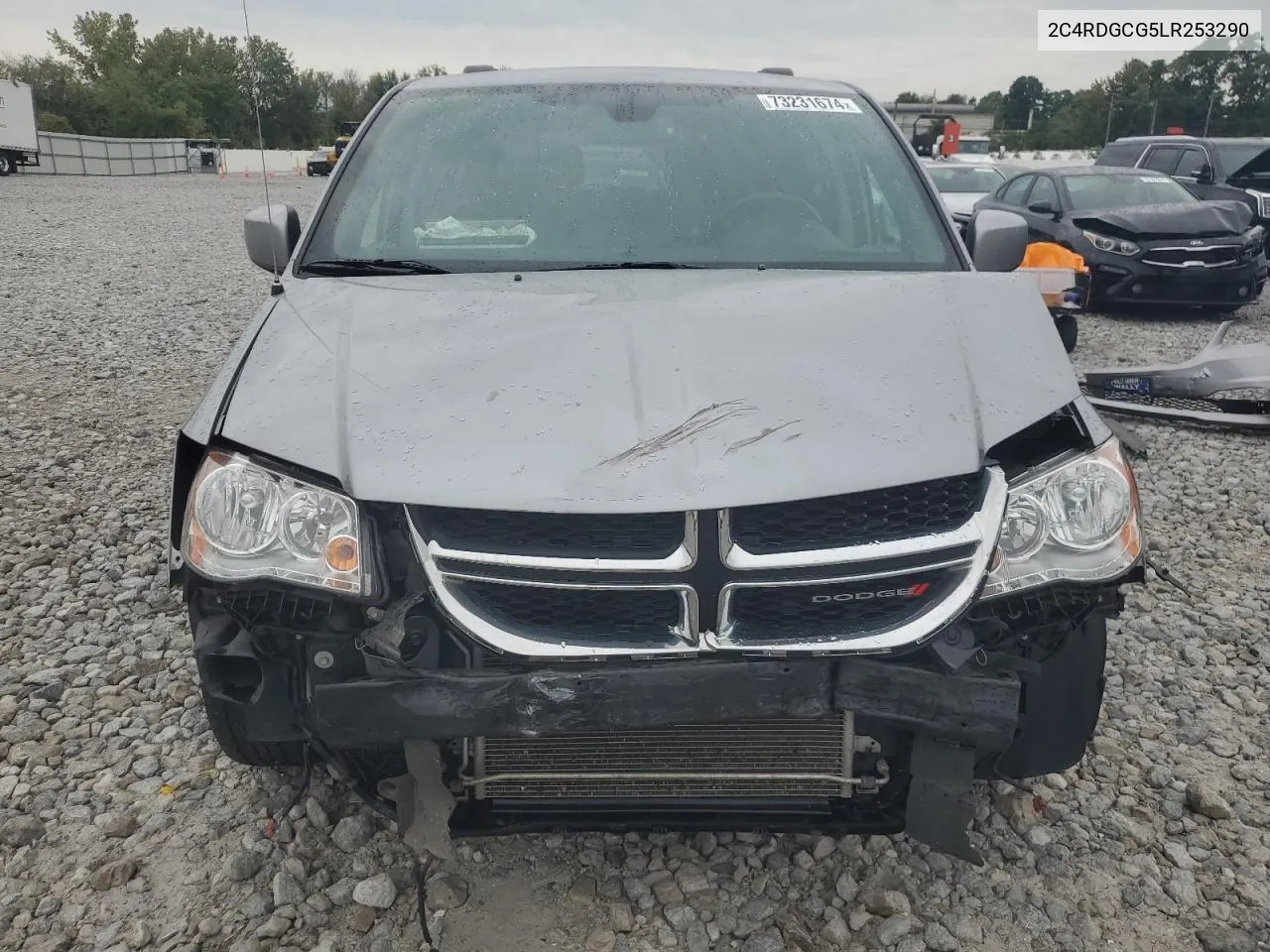 2020 Dodge Grand Caravan Sxt VIN: 2C4RDGCG5LR253290 Lot: 73231674