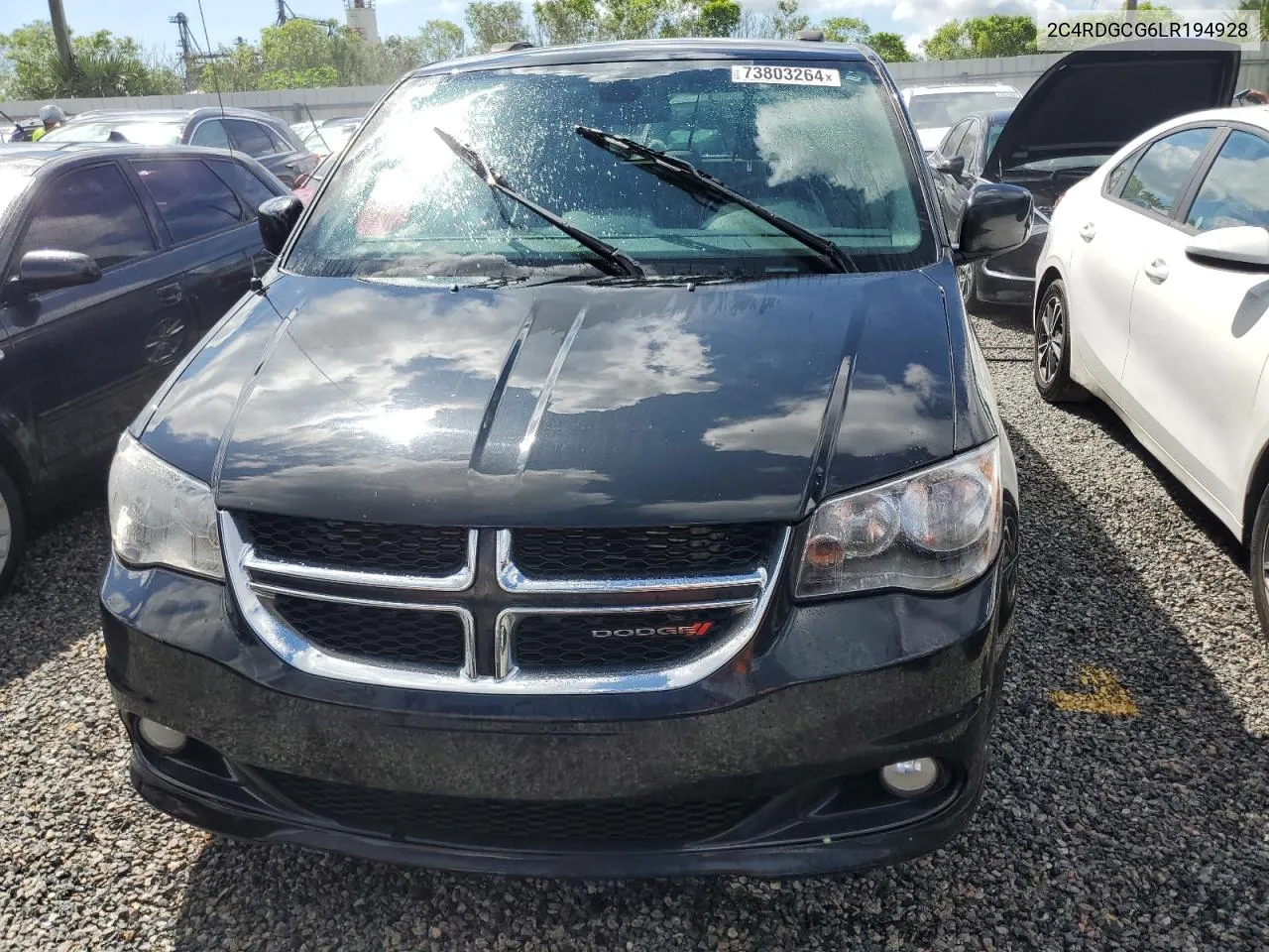 2020 Dodge Grand Caravan Sxt VIN: 2C4RDGCG6LR194928 Lot: 73803264