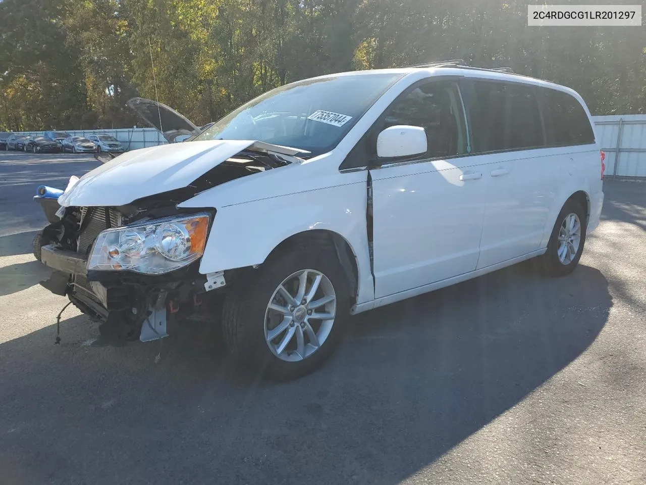 2020 Dodge Grand Caravan Sxt VIN: 2C4RDGCG1LR201297 Lot: 75357044