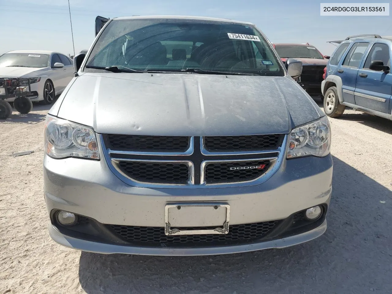 2020 Dodge Grand Caravan Sxt VIN: 2C4RDGCG3LR153561 Lot: 75411634