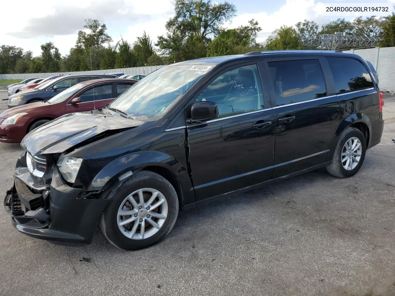 2020 Dodge Grand Caravan Sxt VIN: 2C4RDGCG0LR194732 Lot: 76816524