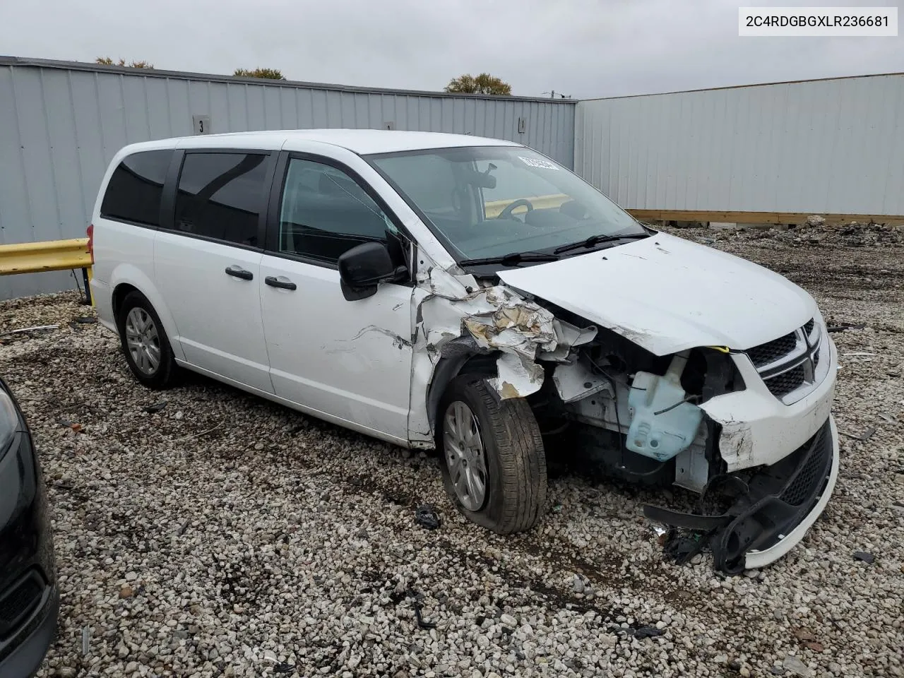 2020 Dodge Grand Caravan Se VIN: 2C4RDGBGXLR236681 Lot: 78794294