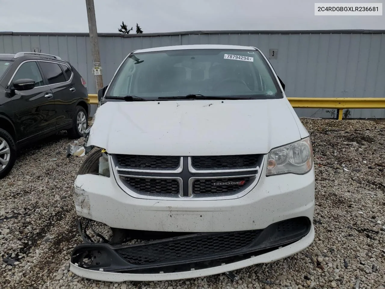 2020 Dodge Grand Caravan Se VIN: 2C4RDGBGXLR236681 Lot: 78794294