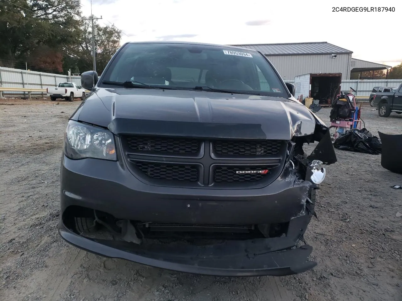 2020 Dodge Grand Caravan Gt VIN: 2C4RDGEG9LR187940 Lot: 78953094