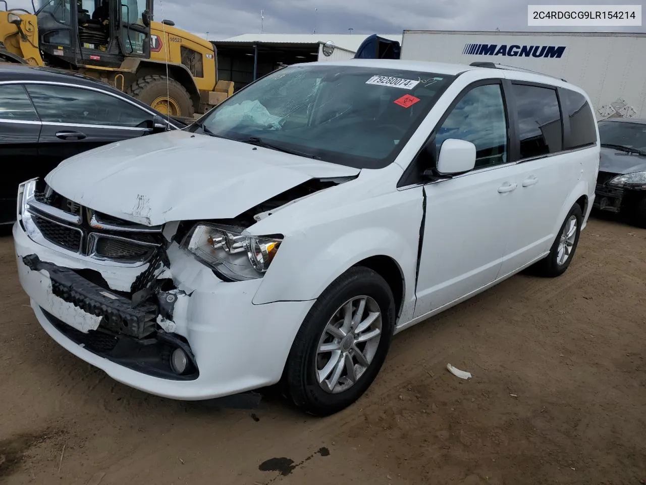 2020 Dodge Grand Caravan Sxt VIN: 2C4RDGCG9LR154214 Lot: 79280074