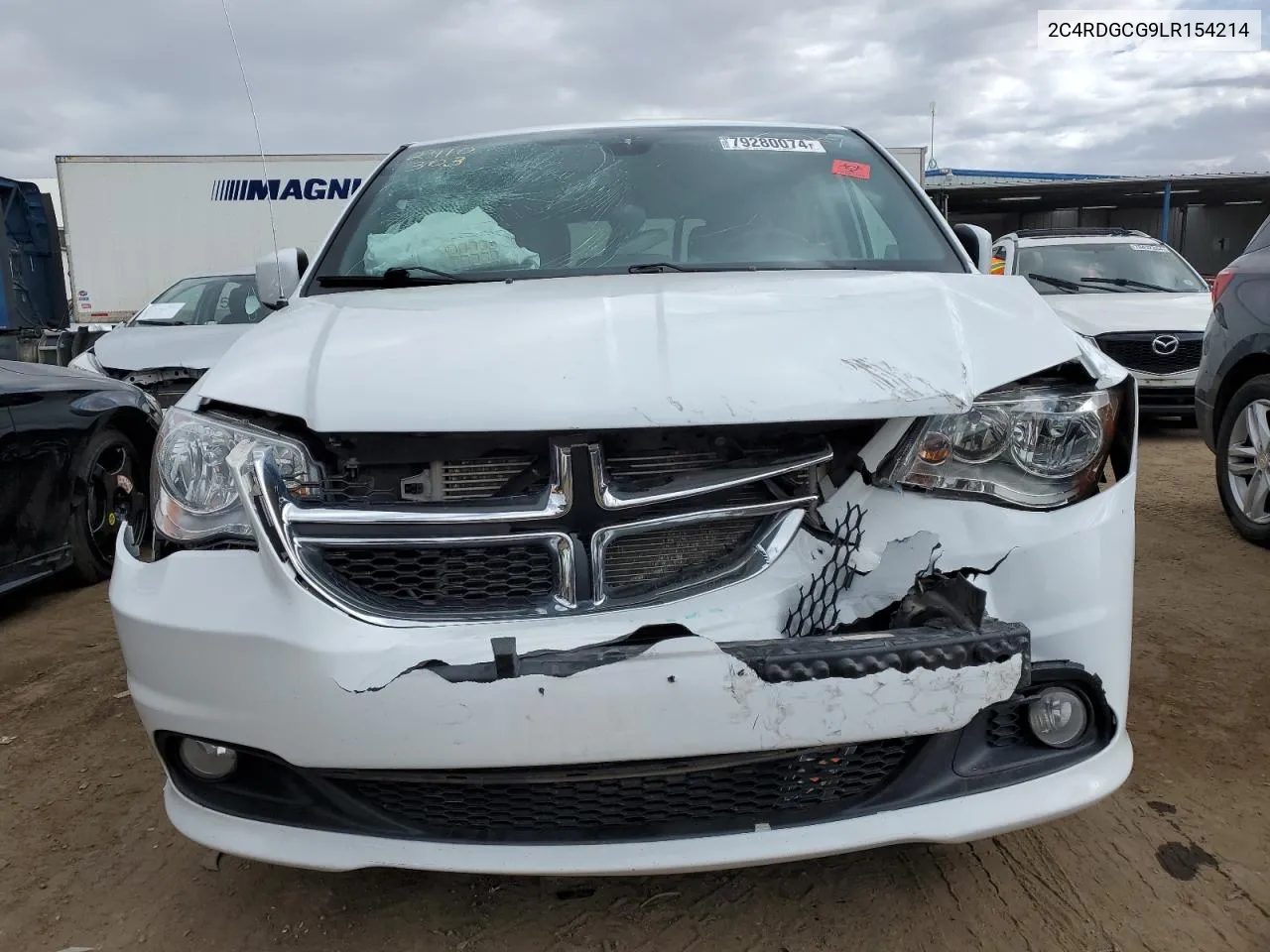 2020 Dodge Grand Caravan Sxt VIN: 2C4RDGCG9LR154214 Lot: 79280074