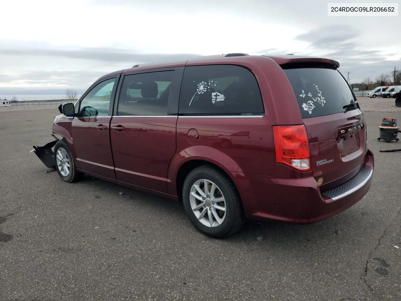 2020 Dodge Grand Caravan Sxt VIN: 2C4RDGCG9LR206652 Lot: 79394674