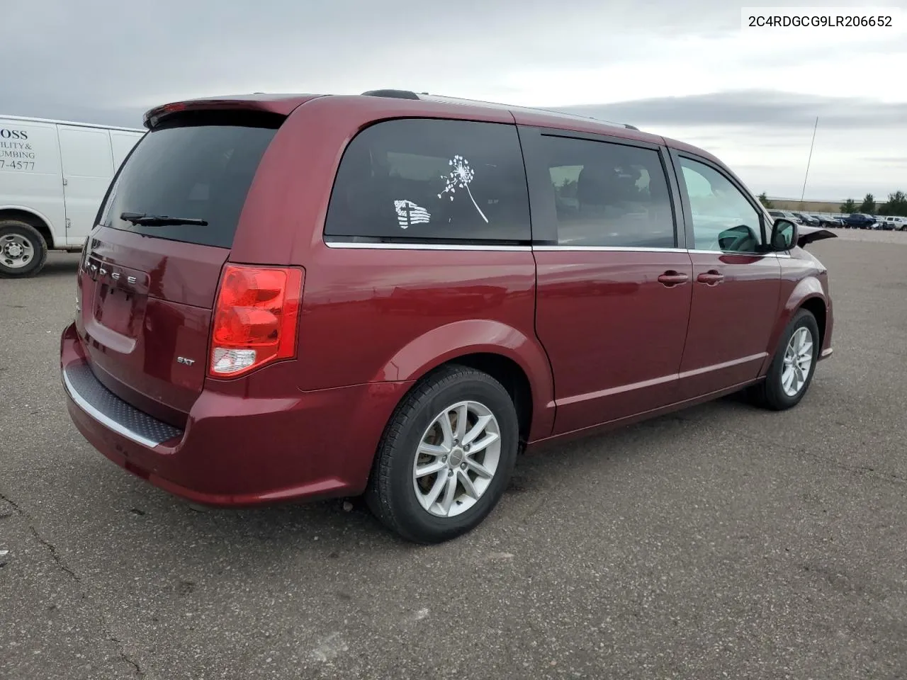 2020 Dodge Grand Caravan Sxt VIN: 2C4RDGCG9LR206652 Lot: 79394674