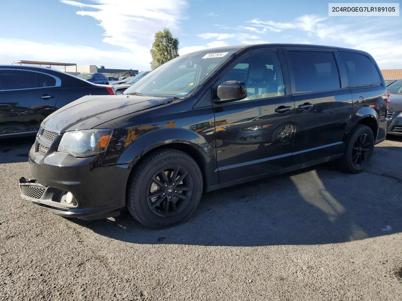 2020 Dodge Grand Caravan Gt VIN: 2C4RDGEG7LR189105 Lot: 79802654