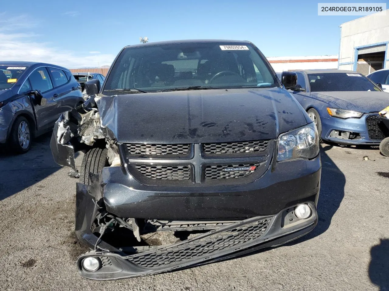 2020 Dodge Grand Caravan Gt VIN: 2C4RDGEG7LR189105 Lot: 79802654