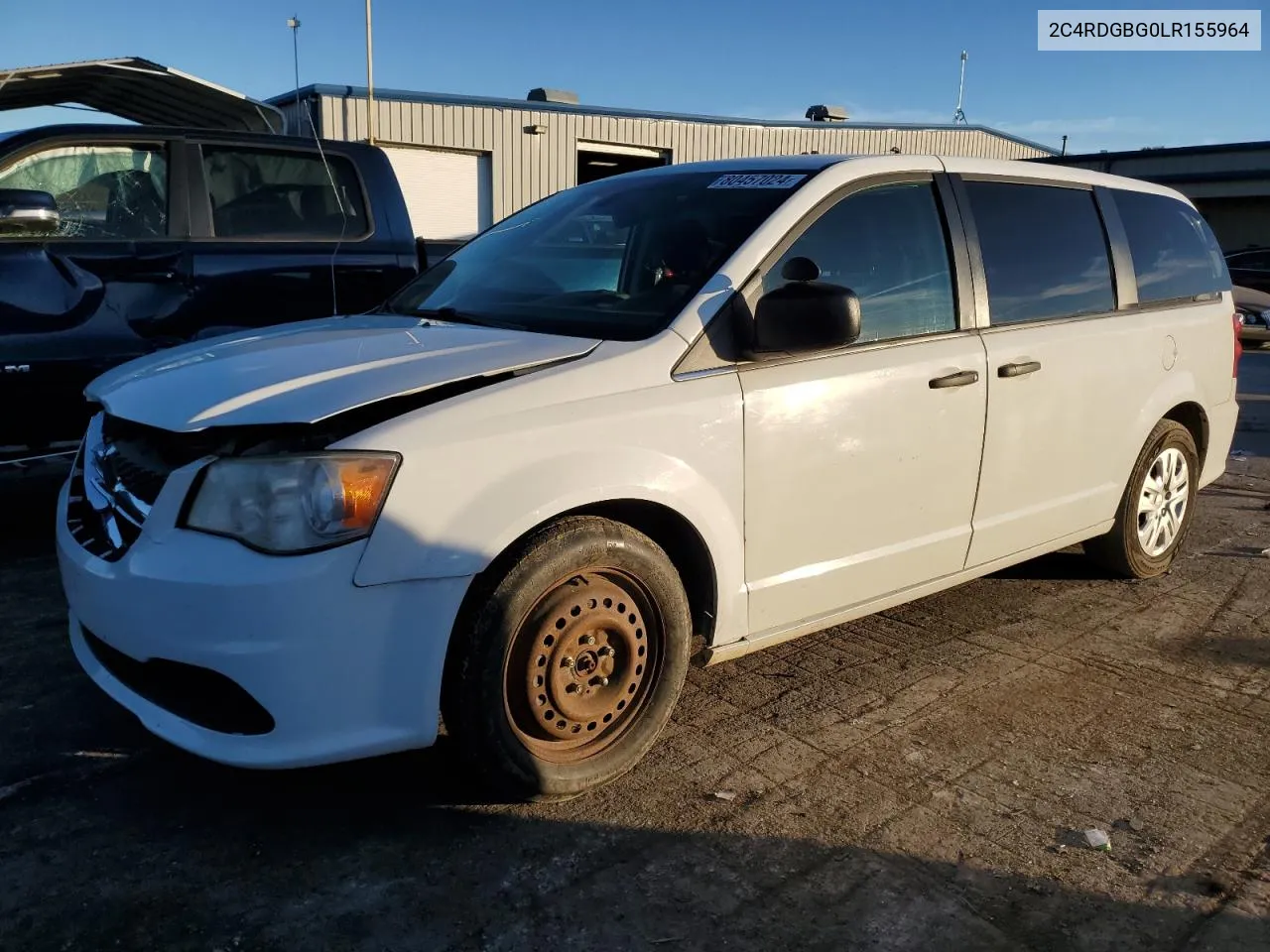 2020 Dodge Grand Caravan Se VIN: 2C4RDGBG0LR155964 Lot: 80457024