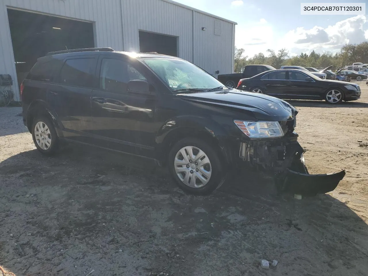 2022 Dodge Journey Se VIN: 3C4PDCAB7GT120301 Lot: 77030504