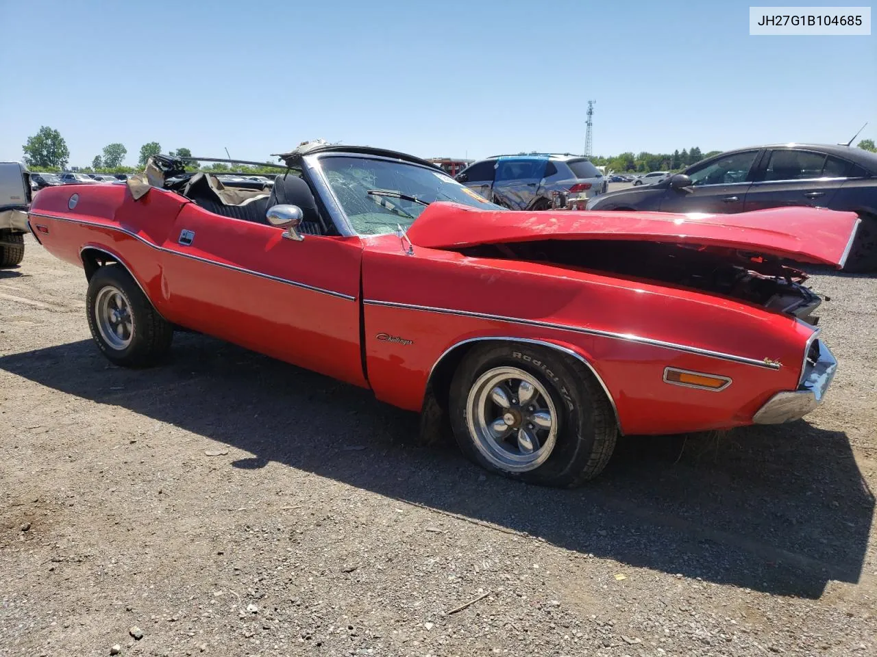 1971 Dodge Challenger VIN: JH27G1B104685 Lot: 59392914