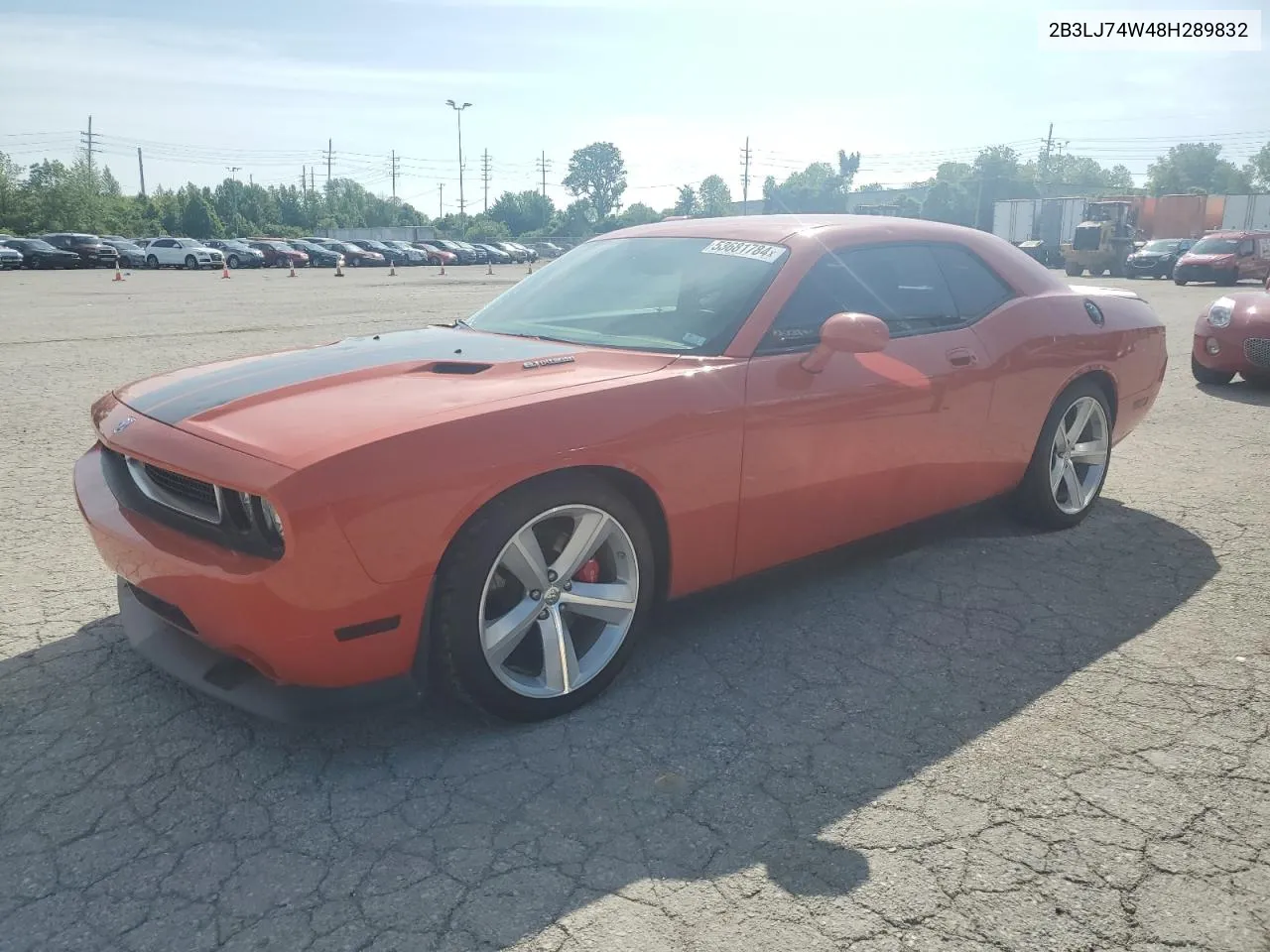 2008 Dodge Challenger Srt-8 VIN: 2B3LJ74W48H289832 Lot: 53681784