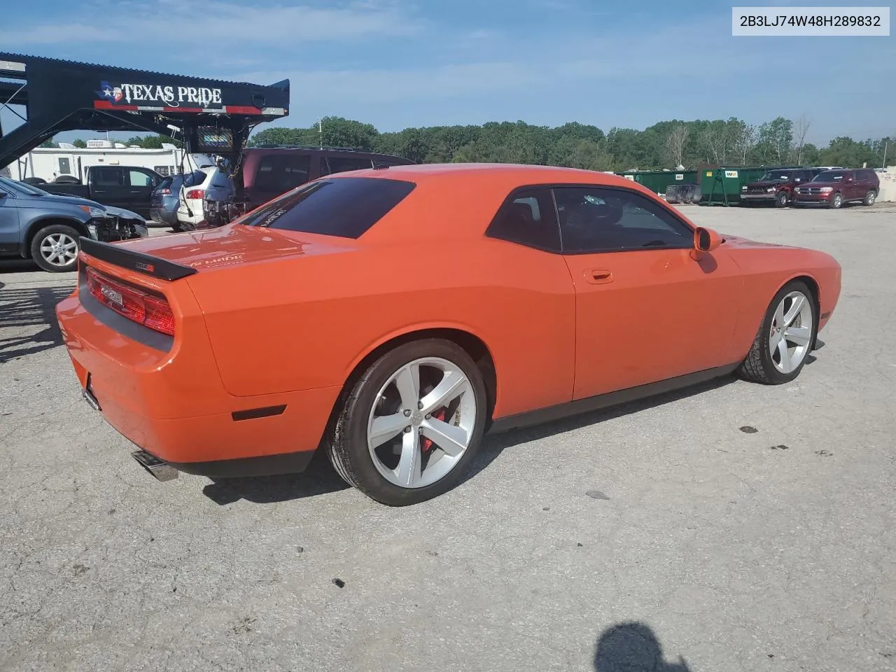 2008 Dodge Challenger Srt-8 VIN: 2B3LJ74W48H289832 Lot: 53681784