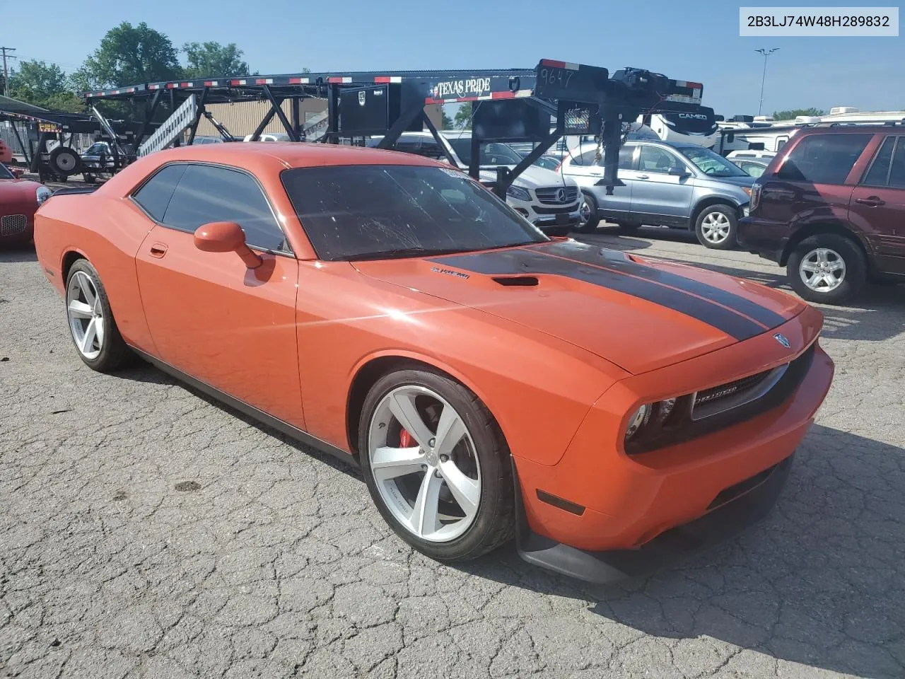 2008 Dodge Challenger Srt-8 VIN: 2B3LJ74W48H289832 Lot: 53681784