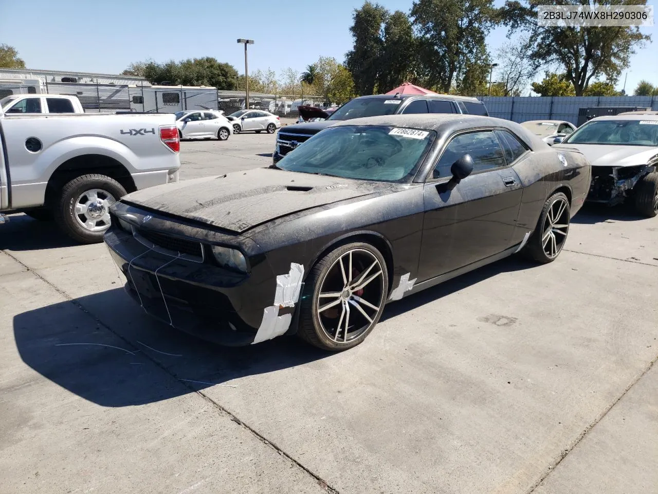 2008 Dodge Challenger Srt-8 VIN: 2B3LJ74WX8H290306 Lot: 72862874