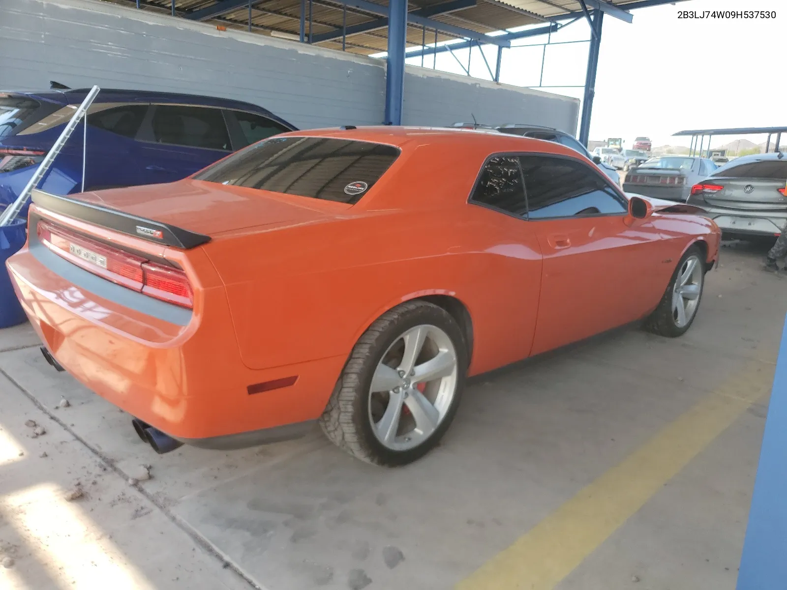 2009 Dodge Challenger Srt-8 VIN: 2B3LJ74W09H537530 Lot: 64897224