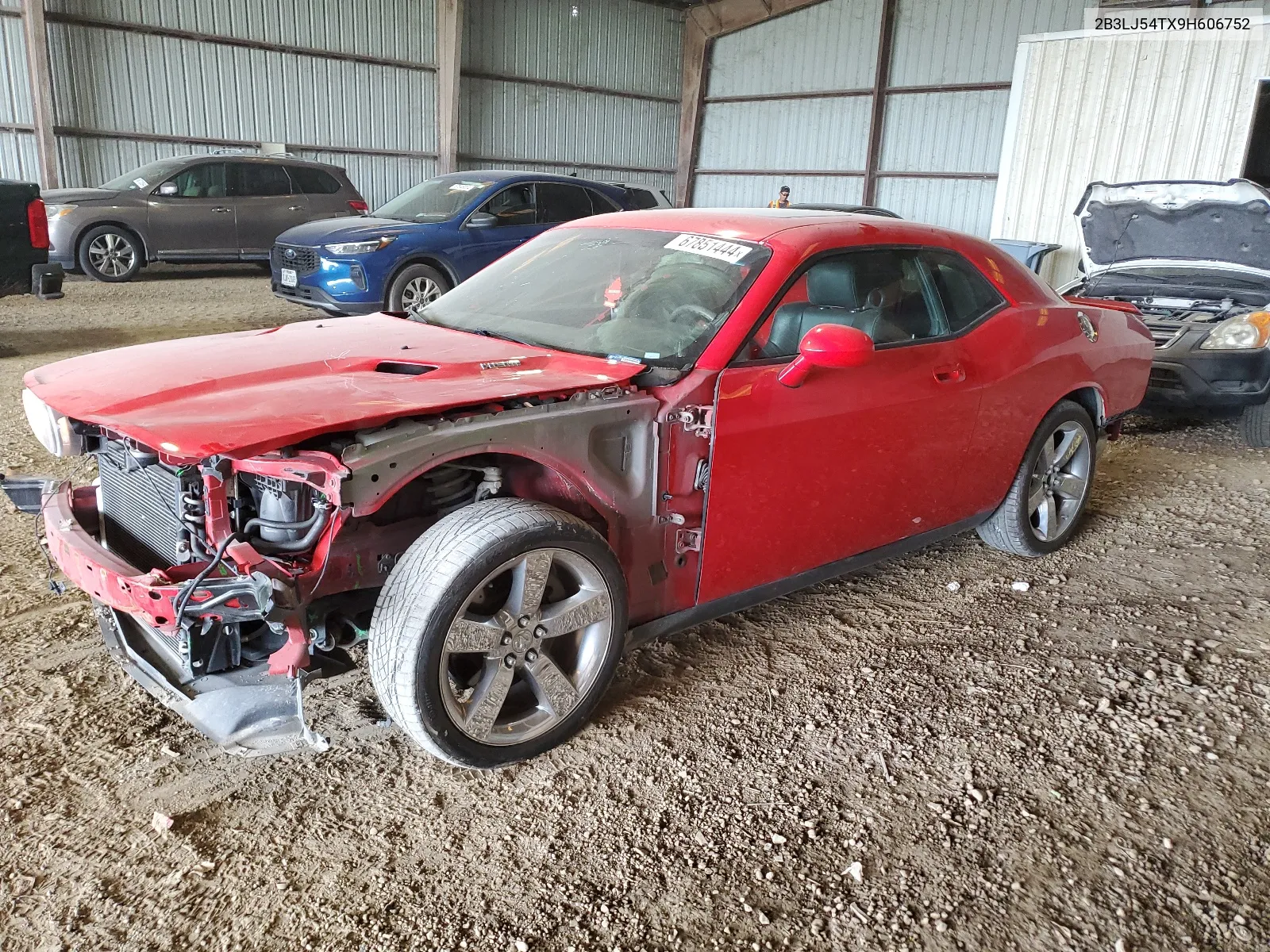 2009 Dodge Challenger R/T VIN: 2B3LJ54TX9H606752 Lot: 67851444