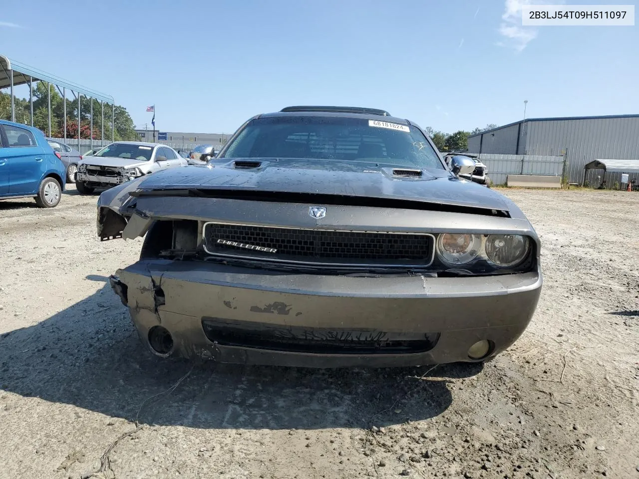 2009 Dodge Challenger R/T VIN: 2B3LJ54T09H511097 Lot: 68181824