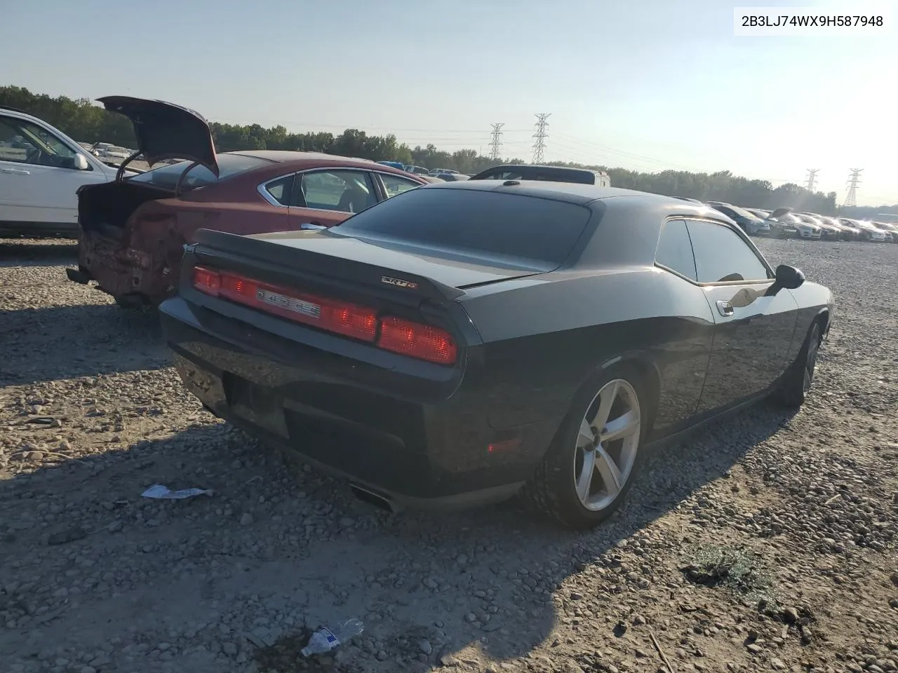 2009 Dodge Challenger Srt-8 VIN: 2B3LJ74WX9H587948 Lot: 72231514